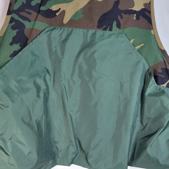 Mens Sports Afield Camo hunting Vest Shell Hoder and Game Pocket Size Large - Picture 10 of 11